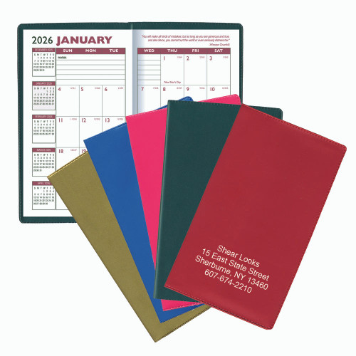 14 Month Vinyl Calendar Books