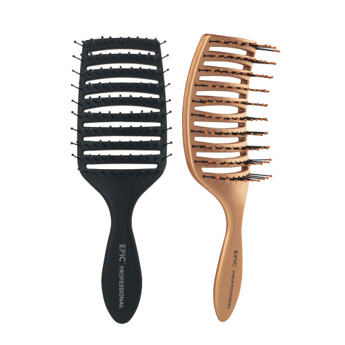 Wet Brush EPIC™ Professional Quick Dry™ Brush, available in Black or Rose Gold.