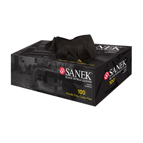 Sanek Black Nitrile Gloves