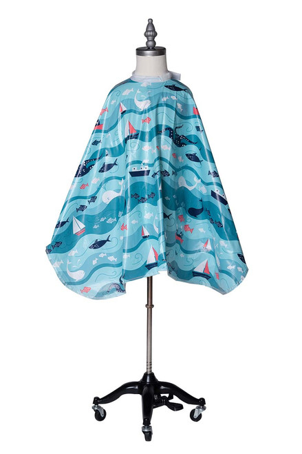 Kids Nautical Shampoo Cape