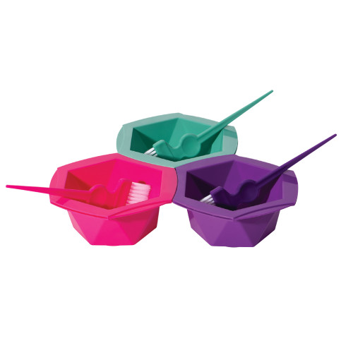 6 Piece Bowl & Brush Set