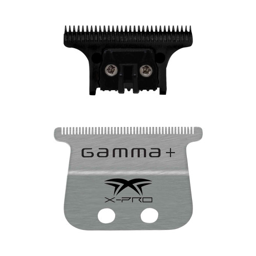 Gamma+ Stainless Steel X-Pro Wide Blade + Black DLC "The One" Cutter Set
