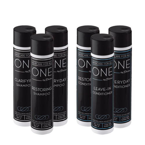 ONE by Divina Stylist Kit includes 1 of each retail size product.