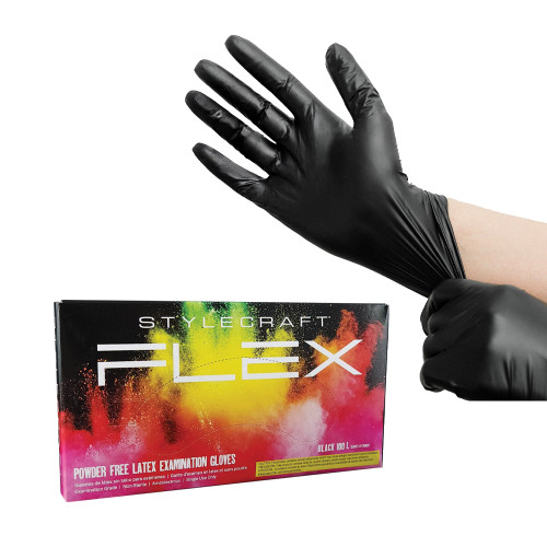 StyleCraft Flex Powder Free Latex Gloves.