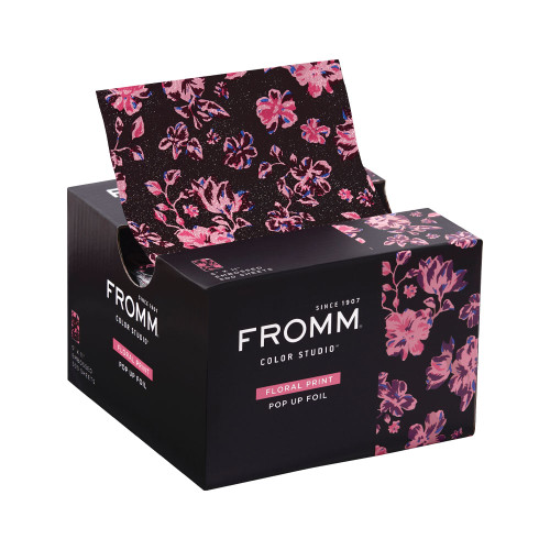 Fromm Pro Floral Print Foil in a convenient pop-up dispenser box.