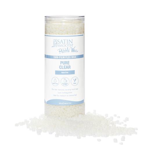 Satin Smooth Pure Clear Thin-Film Pebble Wax, 23 oz.