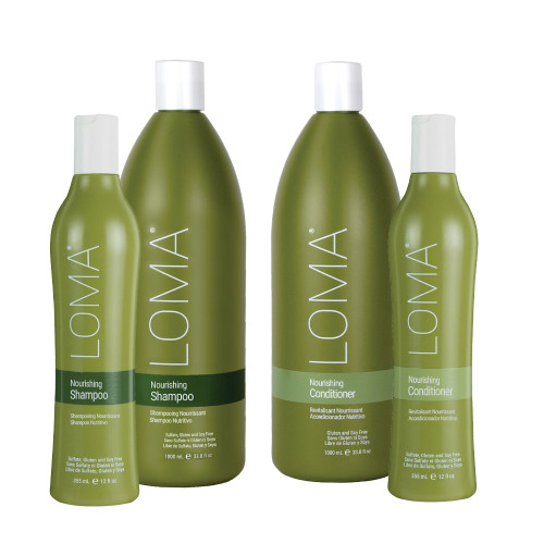 Loma Nourishing Hair Care Collection.
