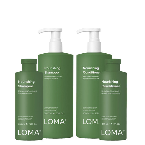 Loma Nourishing Hair Care Collection.