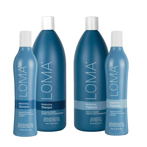 Loma Moisturizing Hair Care Collection.