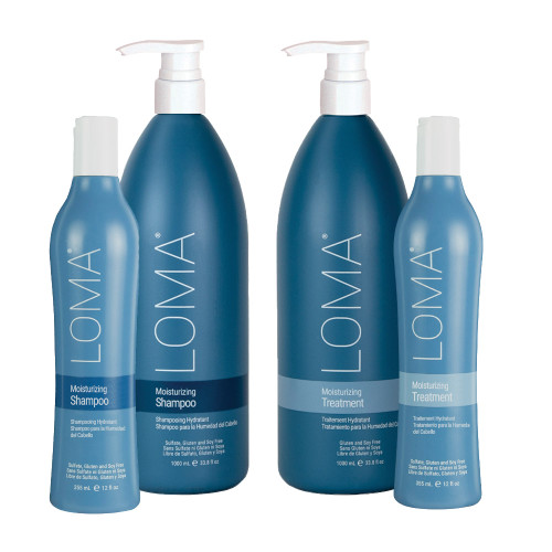 Loma Moisturizing Hair Care Collection.