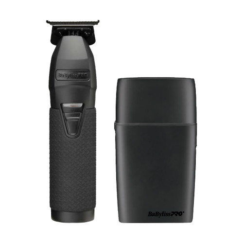 BaBylissPro BlackFX Trimmer & Double-Foil Shaver Combo