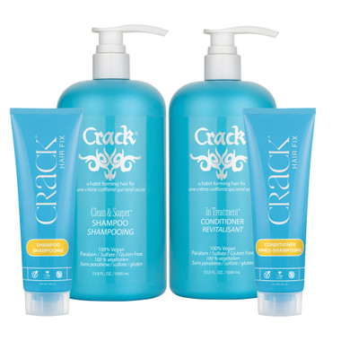 Crack Shampoo and Conditioner | Salon Supplies | Boss Beauty