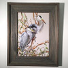 Herons in Branch Framed Artwork 21" x 17"