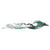 Ocean Waves with Seagulls Metal Wall Art MM157