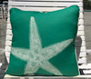 Kauai Starfish Pillow Outdoor Style 18 x 18