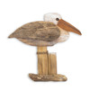 Pelican Crouched Right Facing Beach Wall Art C480