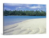 Footprints in the Sand Canvas Wrap - David Lawrence Photography