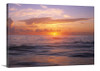 Liquid Sunset Canvas Wrap - David Lawrence Photography