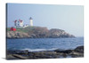 Nubble Lighthouse Maine Canvas Wrap - David Lawrence Photography