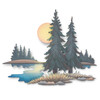 Pine Lake Metal Wall Art CA002