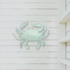 Crab Sea Green Metal Wall Art CA040F