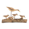 Rustic Shorebird with Four Pipers MM955 Rustic Shorebird with Four Pipers MM955