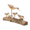 Rustic Shorebird with Four Pipers MM955 Rustic Shorebird with Four Pipers MM955