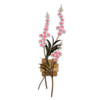 Dendrobium Orchid Teak Slat Wall Art MM926