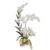Orchid Spray I White Wall Art MM922W Orchid Spray I White Wall Art MM922W