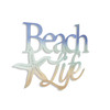 Beach Lifestyle Plaque - Stainless Steel FA010
