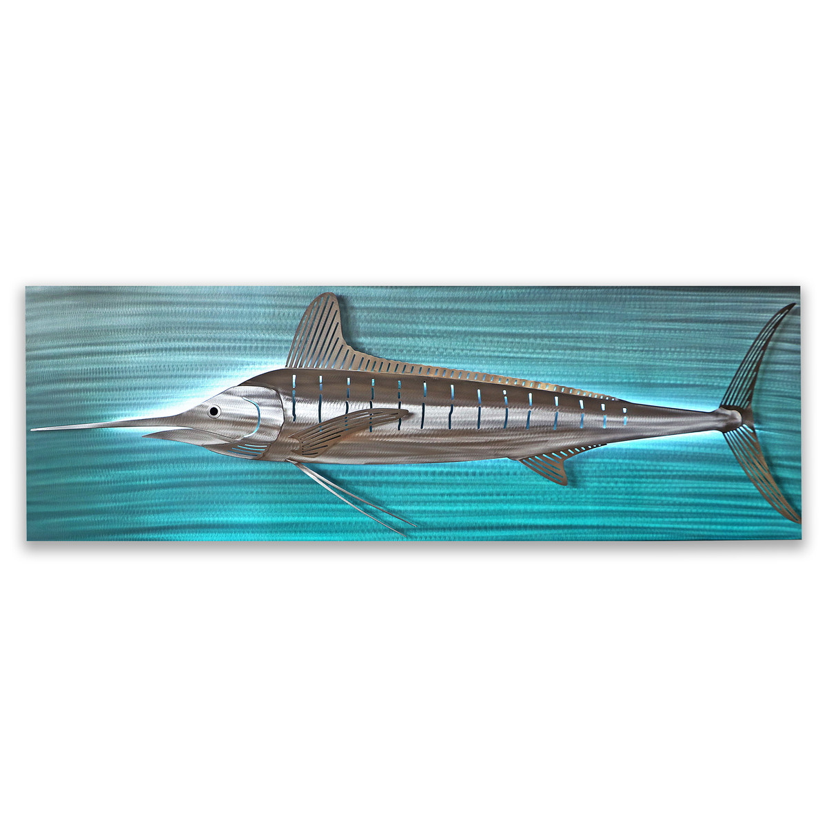 Marlin Light Up Metal Wall Art MM333
