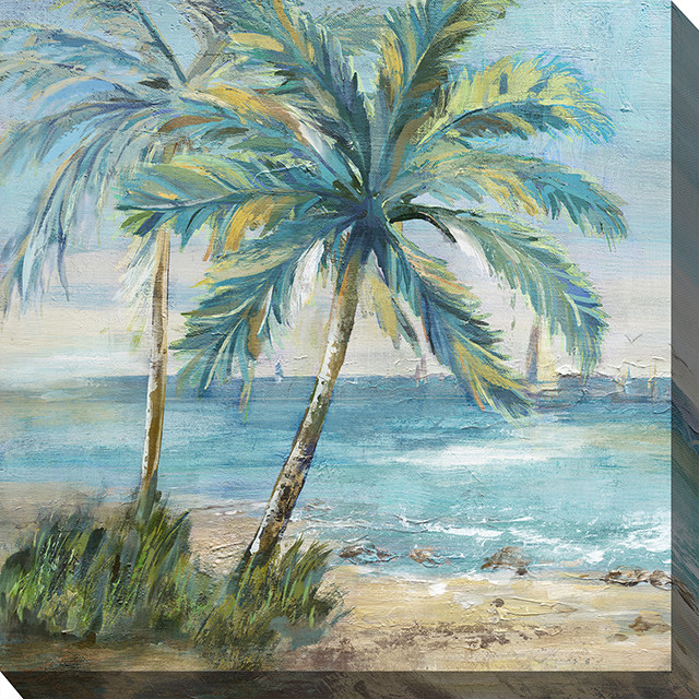 Coastal Palm 1 Outdoor Canvas