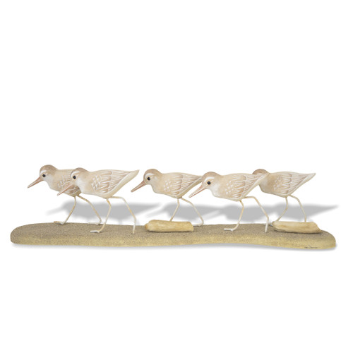 Gotta Run Sandpipers - Soft Natural Finish CW745