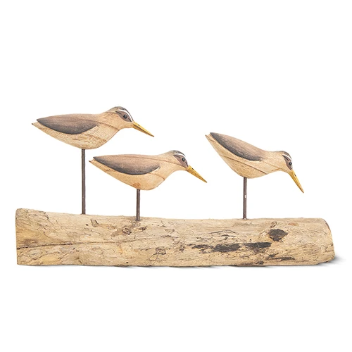 Rustic Sandpiper Trio on Root MM960