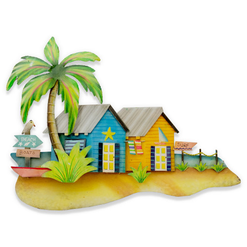 Sailor's Hideaway Island Metal Wall Art CA701