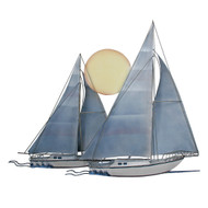 Sunset Sailboat Sculpture 