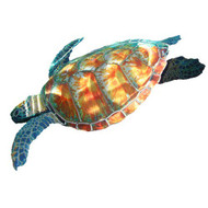 3D Sea Turtle Metal Wall Art