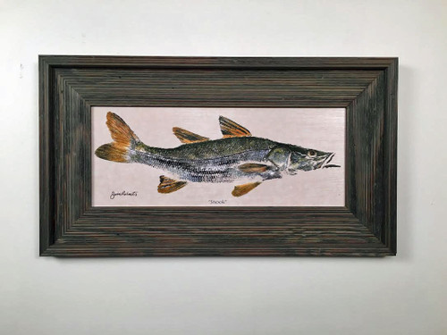 Swimming Snook Framed Artwork