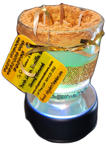 Fresh Linen, Vanilla and Honey Almond Scented Soy Candle