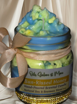 Sun Kissed Honey Fragrance Scented Soy/Beeswax Candle 2