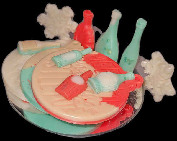 Peach Champagne Holiday Hand Soap Set
