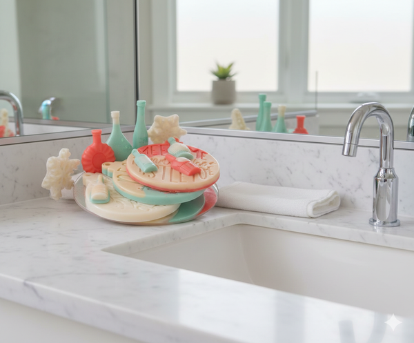Peach Champagne Holiday Hand Soap Set