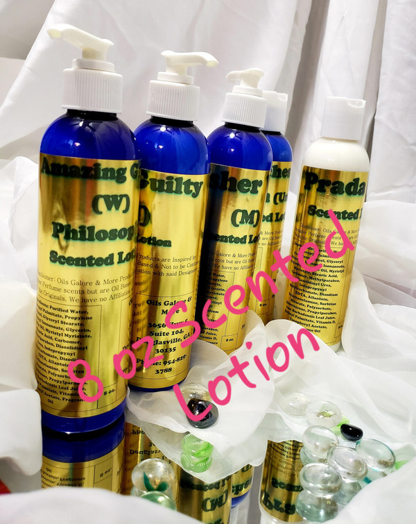 Scented Hand Crafted Lotions  - 4 oz or 8 oz
