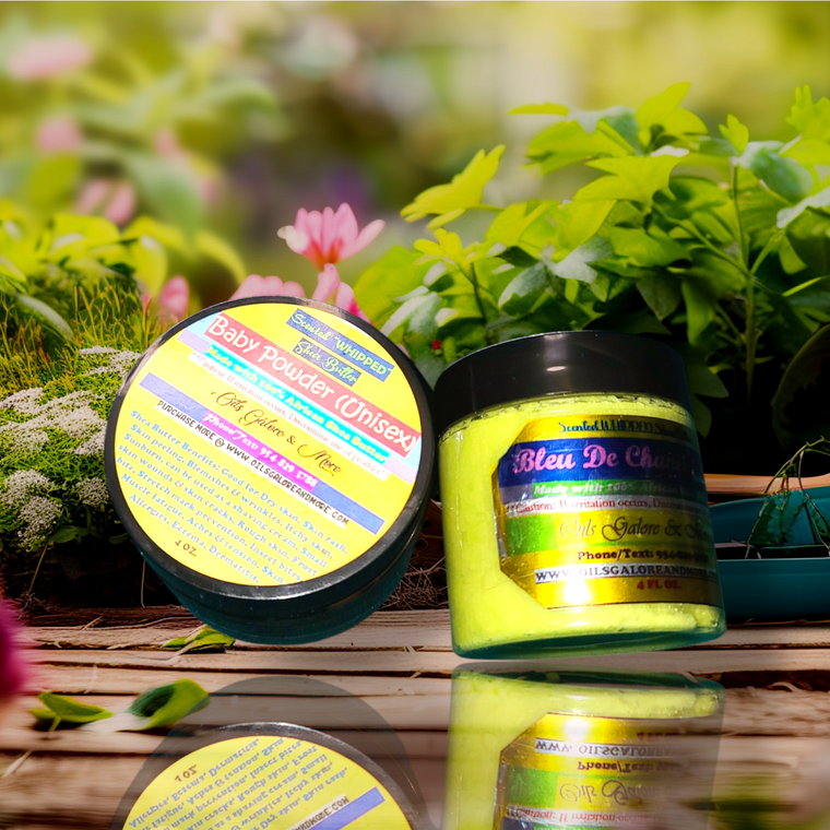 Scented Handmade  Whipped Shea Butters - 4 oz - N - Z