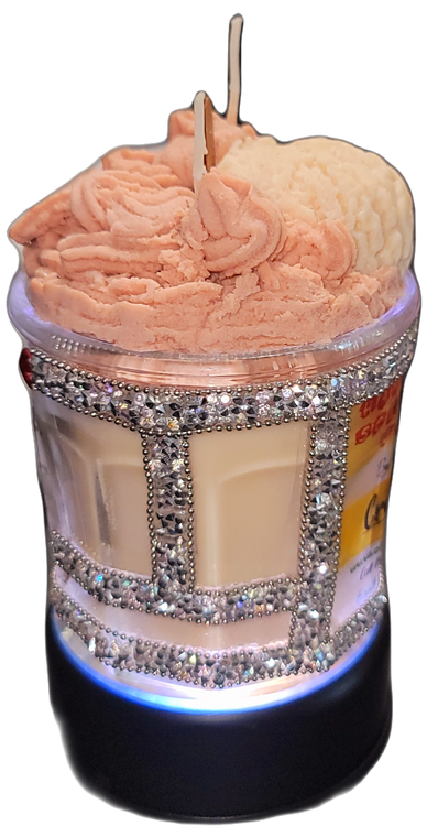 Creamy Peach Scented Soy Candle