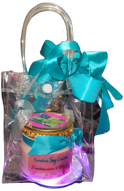 Frankincense & Myrrh Scented Soy Candle