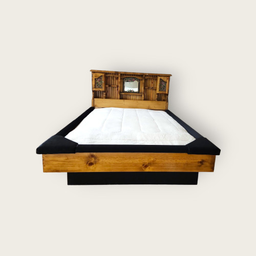 5 Piece Fabric Standard Padded Rails