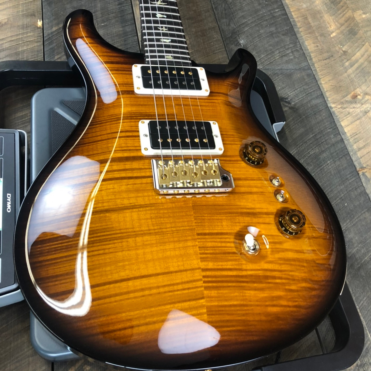 prs se 35th anniversary custom 24 black gold burst