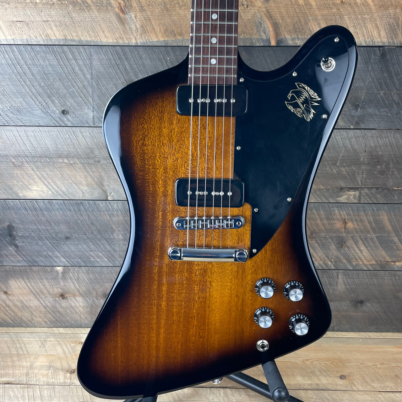 2018 Gibson Firebird Studio 6.8lbs Vintage Sunburst w/HSCDamn