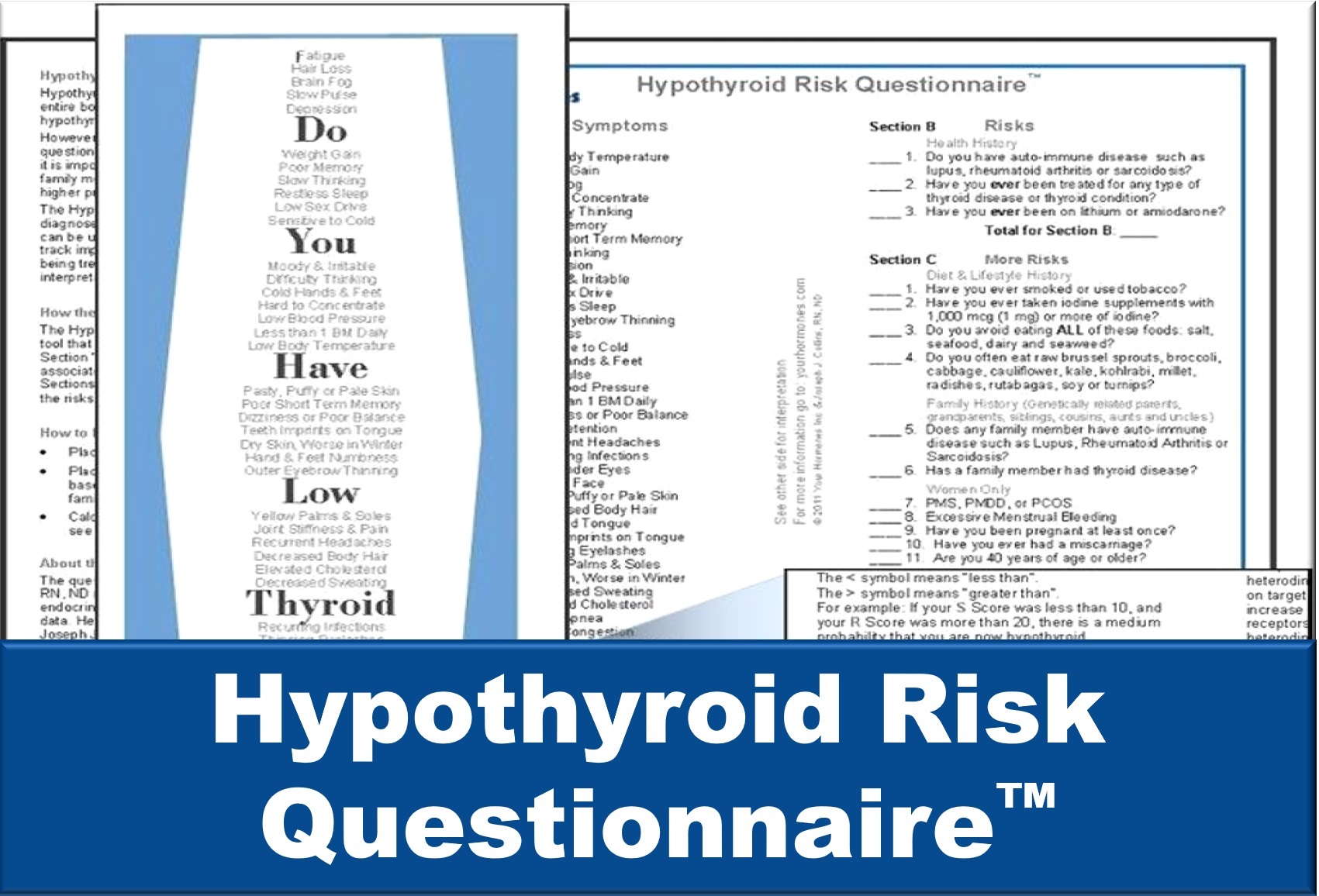 Hypothyroid Risk Questionnaire™